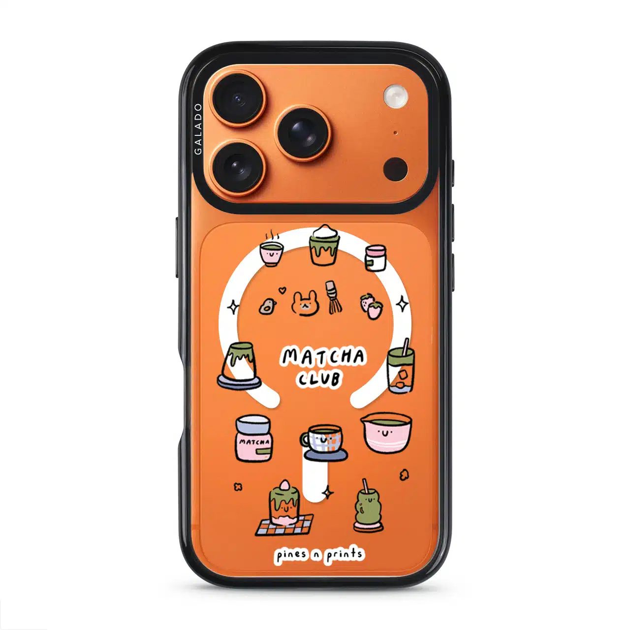 pines n prints - Matcha Club phone case - GALADO Malaysia