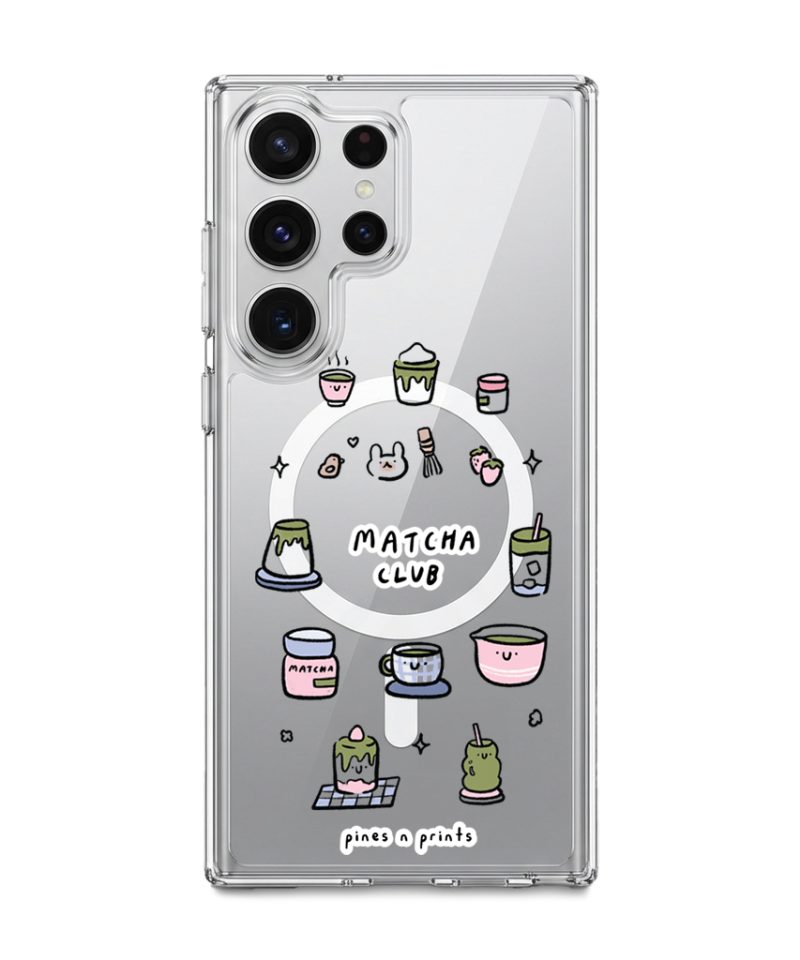 pines n prints - Matcha Club phone case - GALADO Malaysia