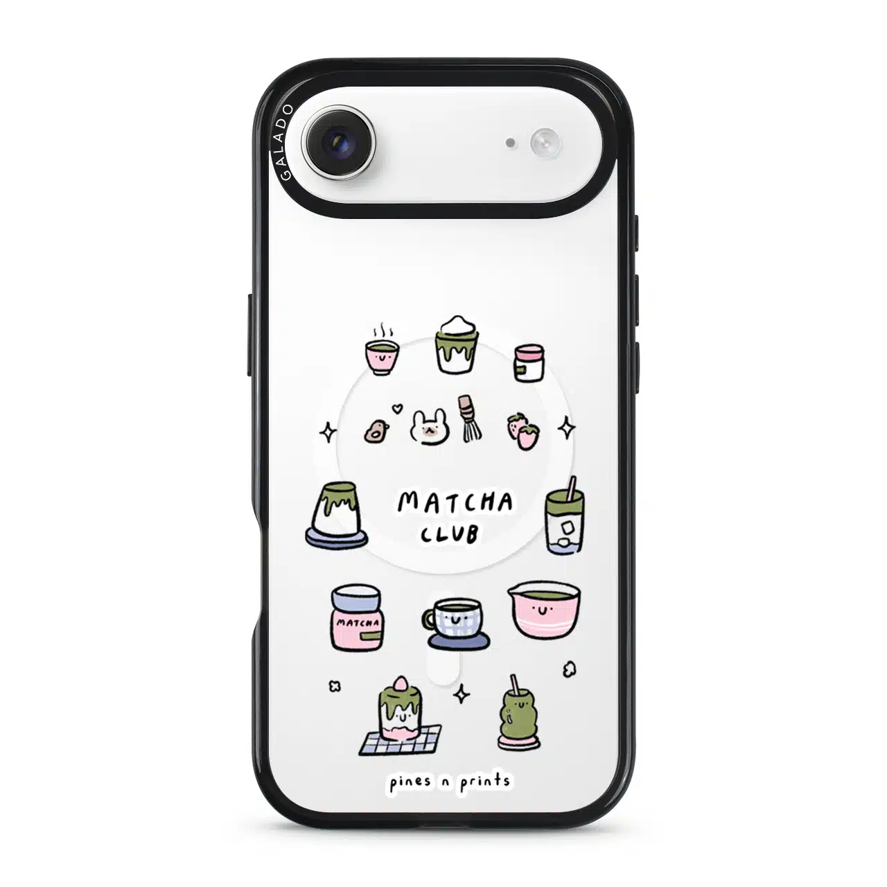 pines n prints - Matcha Club phone case - GALADO Malaysia