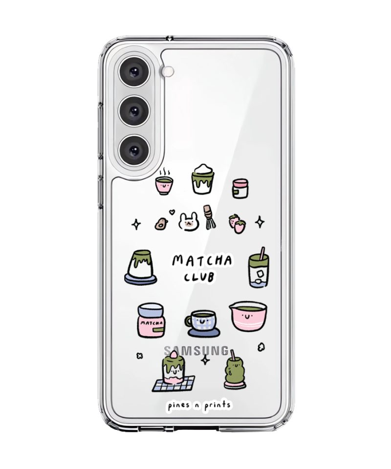 pines n prints - Matcha Club phone case - GALADO Malaysia
