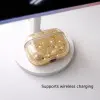Sparkle Gold AirPods Case — angle view