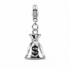 Clip-On Charm (Silver Money Bag)