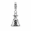 Clip-On Charm (Silver Money Bag) | GALADO Malaysia