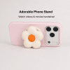 Puffy Flower Grip - Cream — alternate view