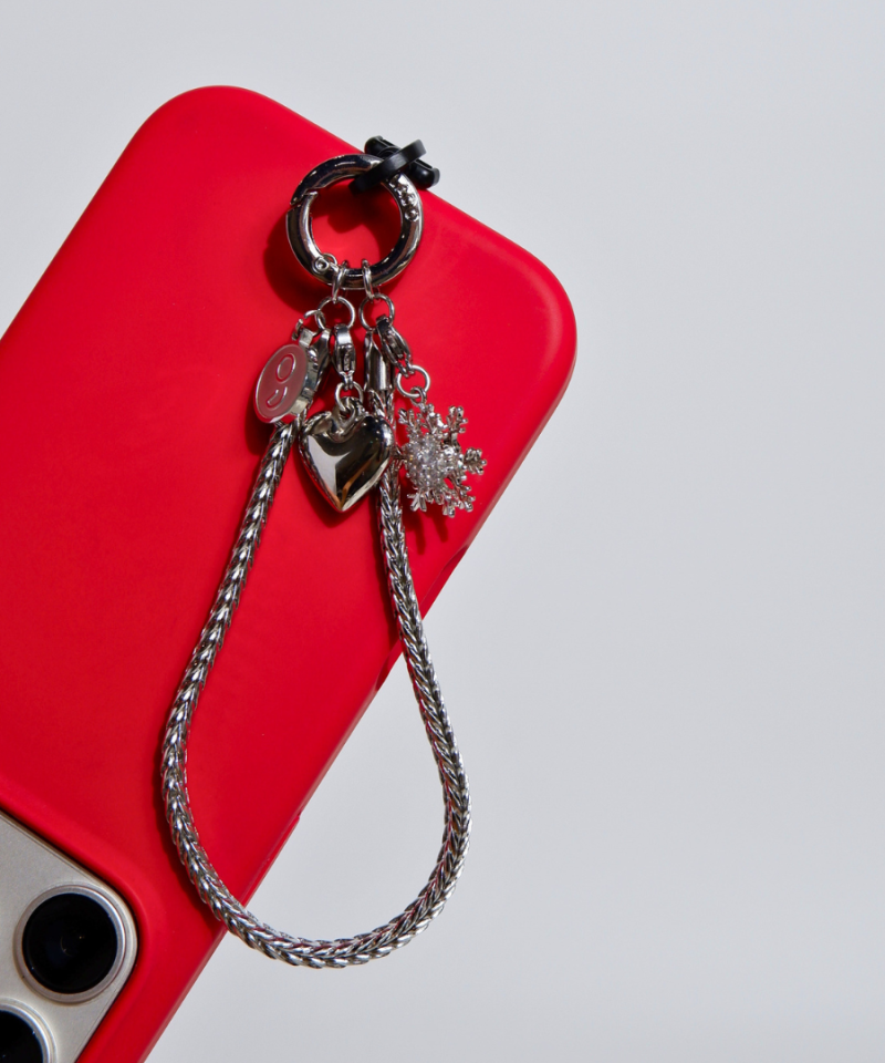 Clip-On Charm (Puffy Heart) — alternate view