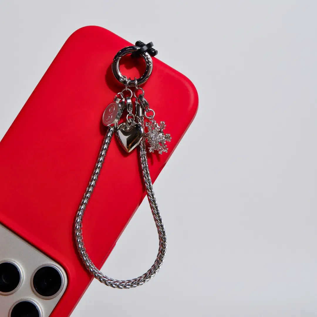 Clip-On Charm (Puffy Heart) — alternate view
