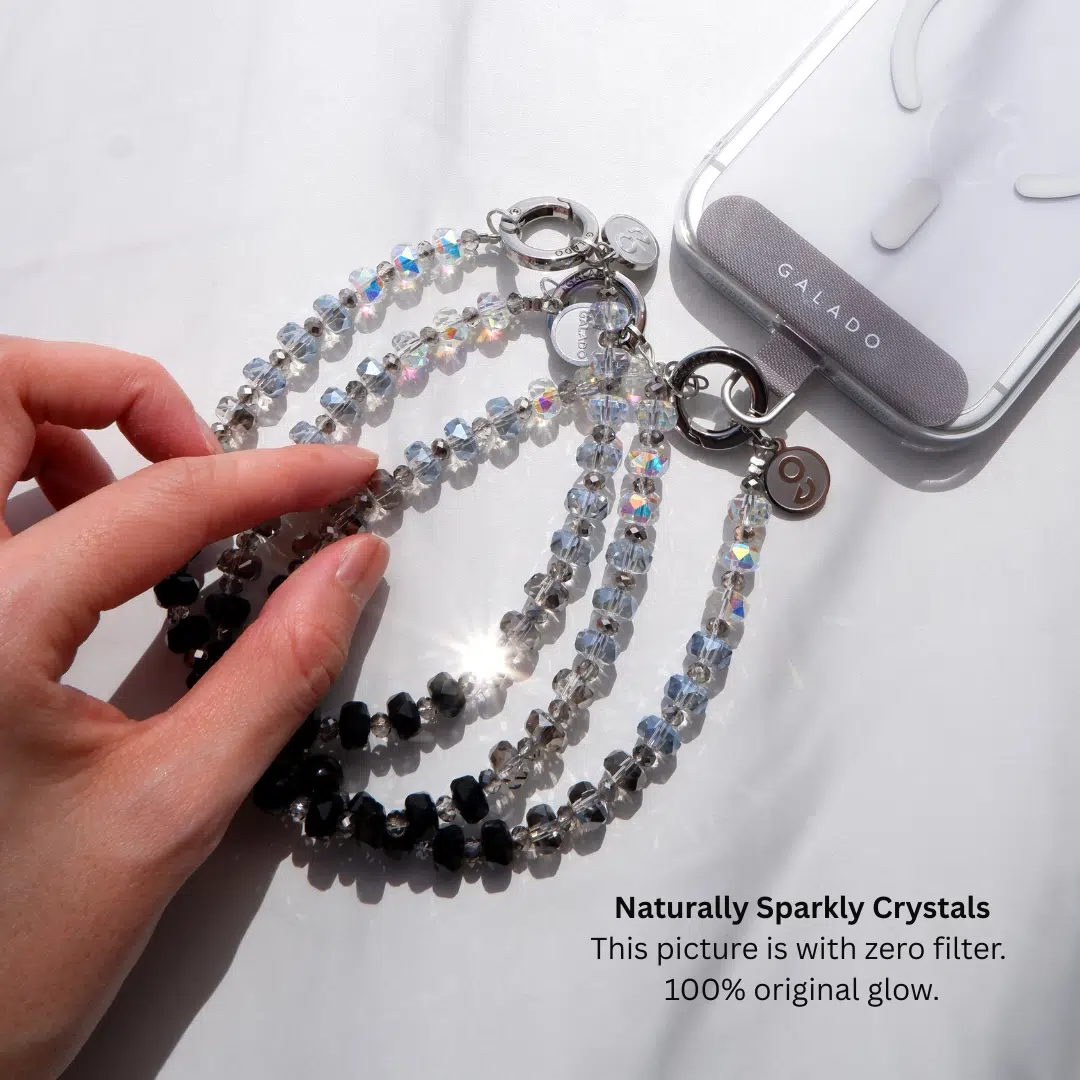 Mini Luxe (Midnight) Phone Charm — close-up detail