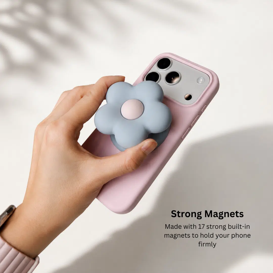 Puffy Flower Grip - Cloud Blue — packaging view