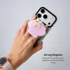 Pink Shell MagSafe Phone Grip — in hand