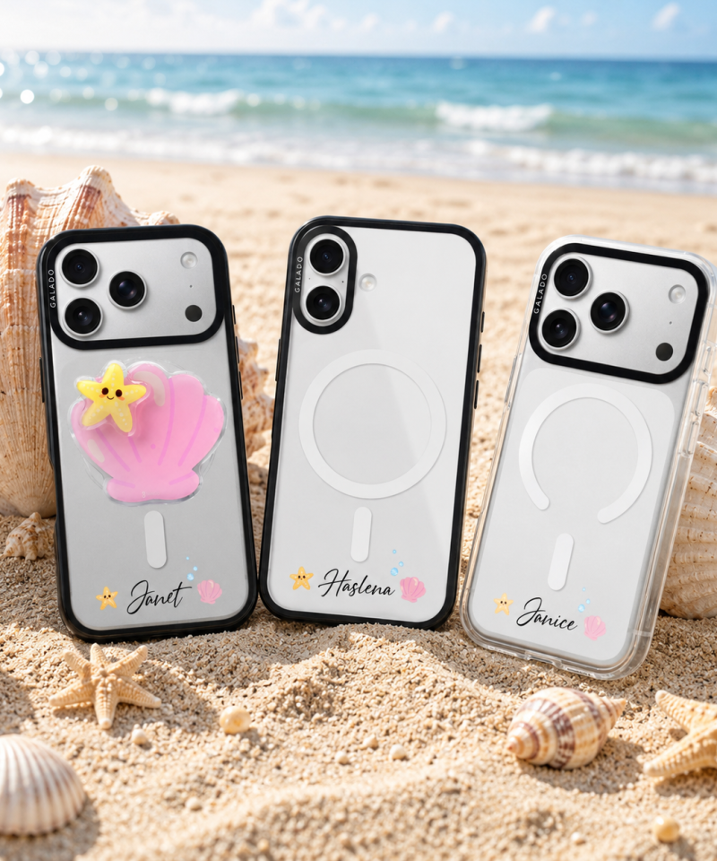 Bubbly Shell Custom Case — alternate view