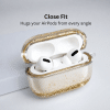 Sparkle Gold AirPods Case — close-up detail