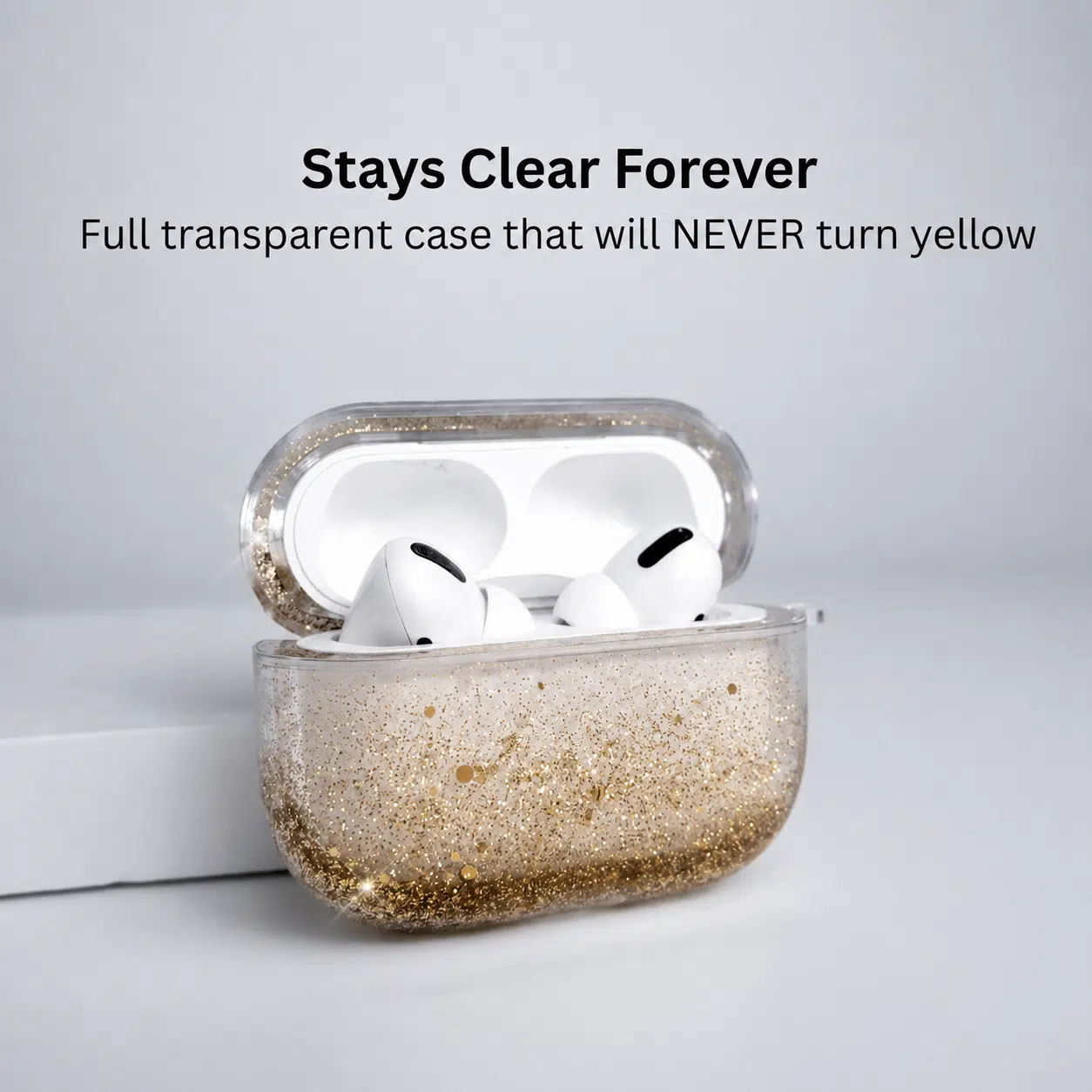 Sparkle Gold AirPods Case — alternate view