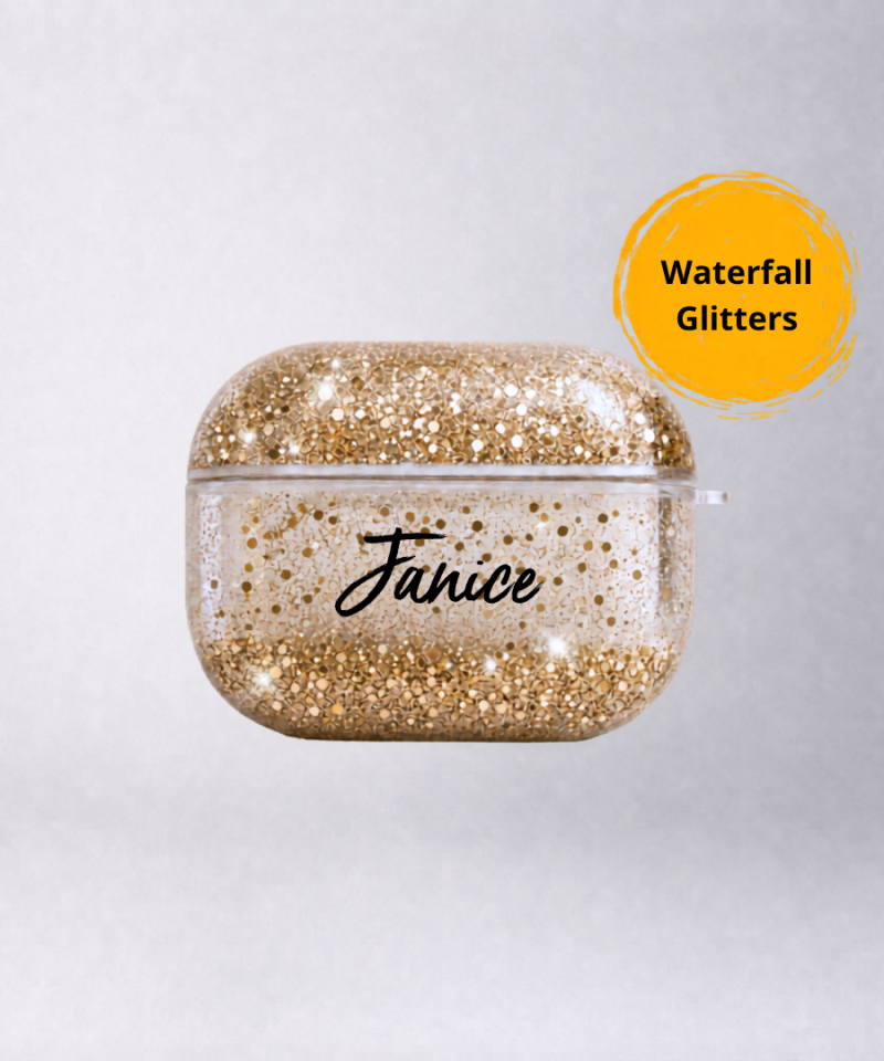 Sparkle Gold AirPods Case | GALADO Malaysia