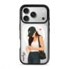 Downtown Run phone case — Silver iPhone 17 Pro with black GALADO case | The Independent Collection