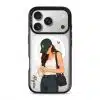 Downtown Run phone case — Silver iPhone 17 Pro with black GALADO case | The Independent Collection
