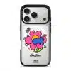 Flower Cat phone case — Silver iPhone 17 with black GALADO case | Fur Real, Fur Real? collab