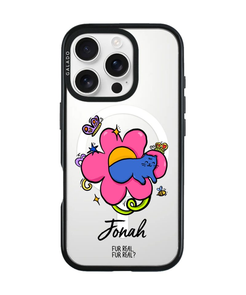 Flower Cat artist phone case by Fur Real, Fur Real? — GALADO