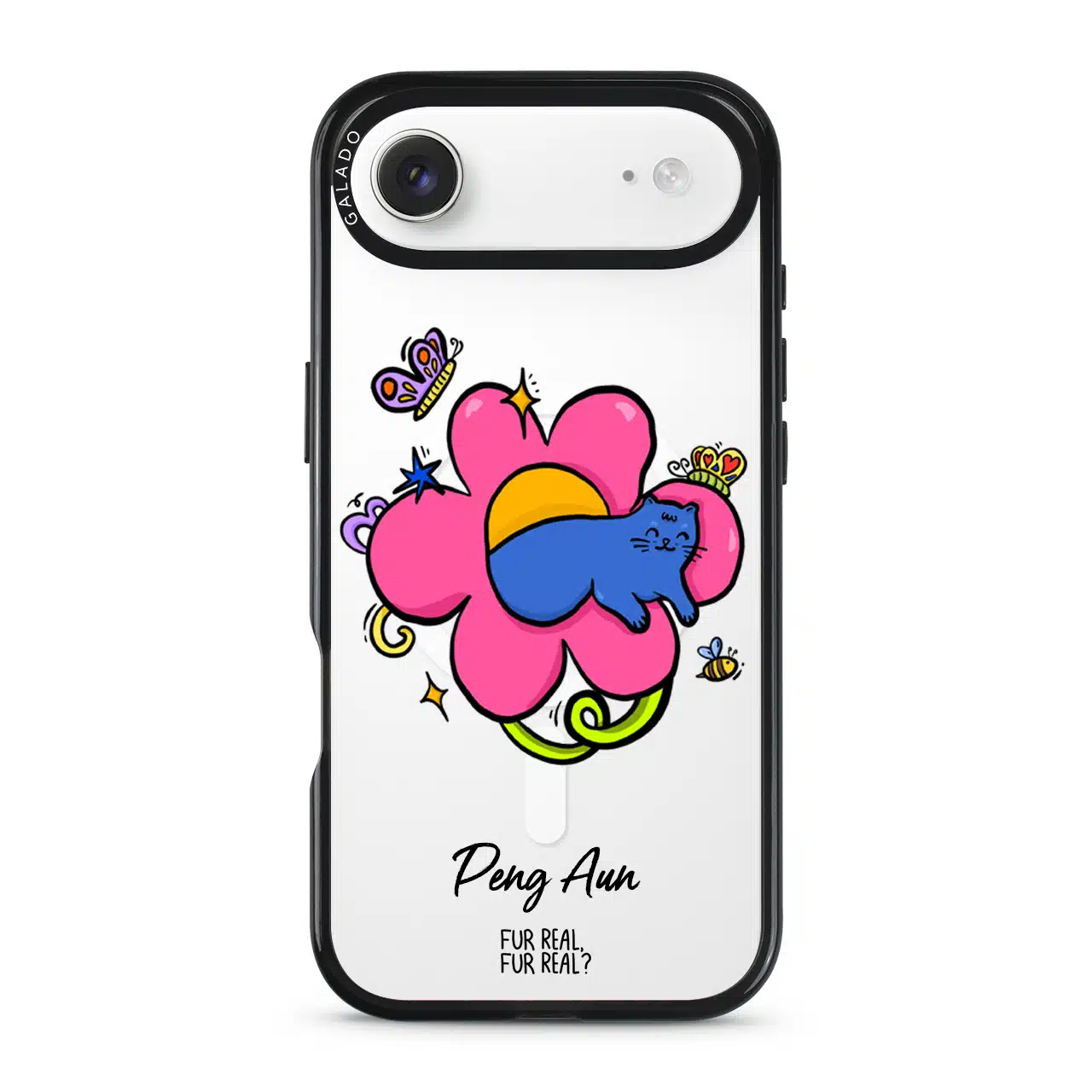 Flower Cat artist phone case by Fur Real, Fur Real? — GALADO