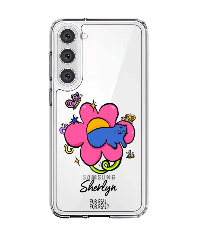 Flower Cat artist phone case by Fur Real, Fur Real? — GALADO