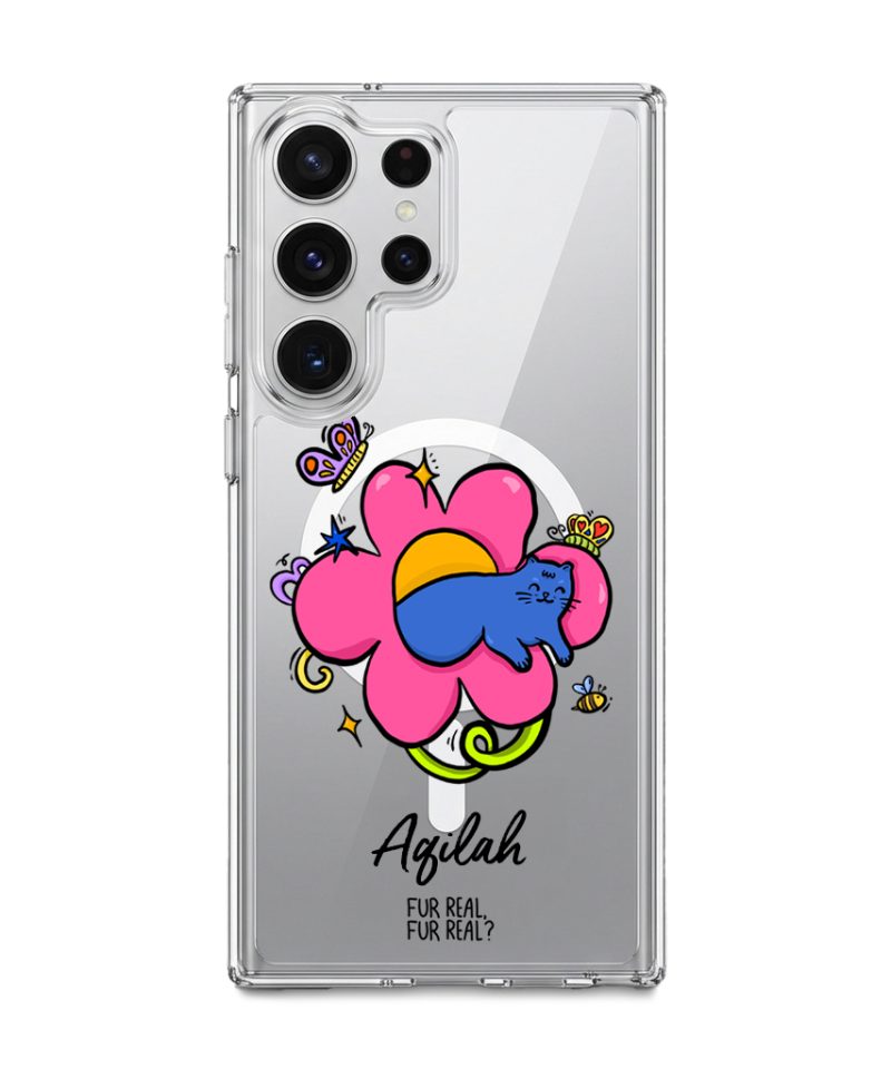 Flower Cat artist phone case by Fur Real, Fur Real? — GALADO