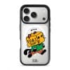 FOBI Cat phone case — Silver iPhone 17 with black GALADO case | Fur Real, Fur Real? collab