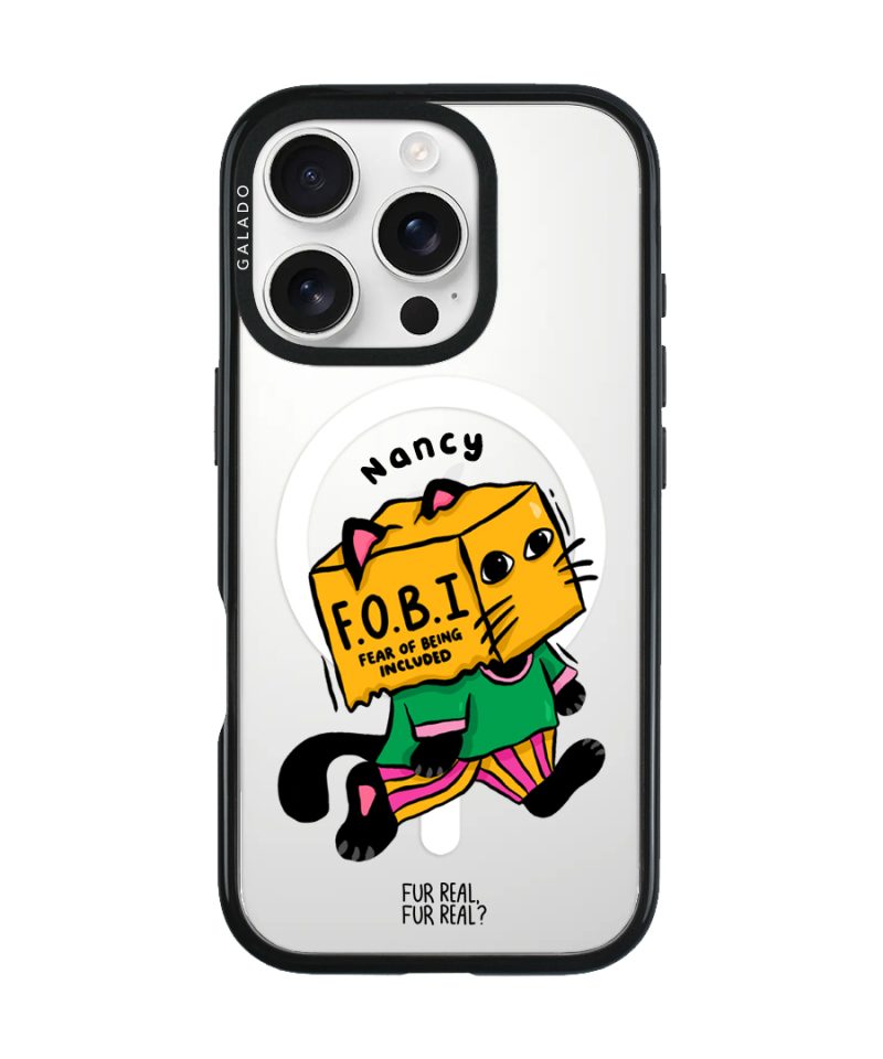 FOBI Cat artist phone case by Fur Real, Fur Real? — GALADO