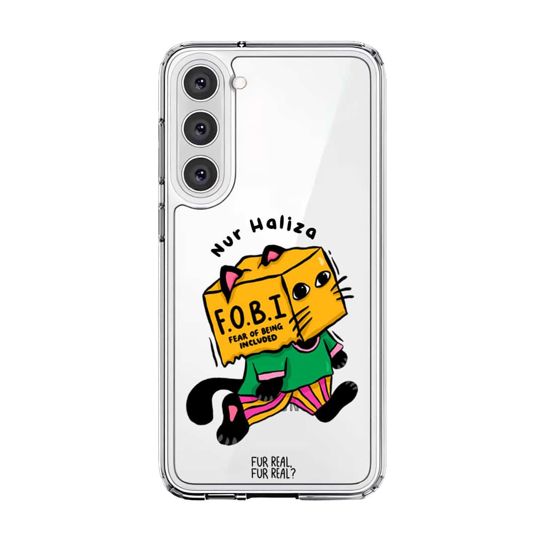 FOBI Cat artist phone case by Fur Real, Fur Real? — GALADO