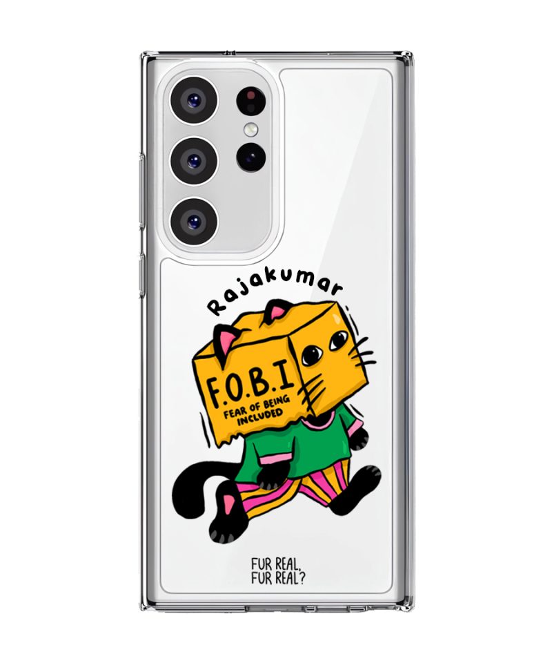 FOBI Cat artist phone case by Fur Real, Fur Real? — GALADO
