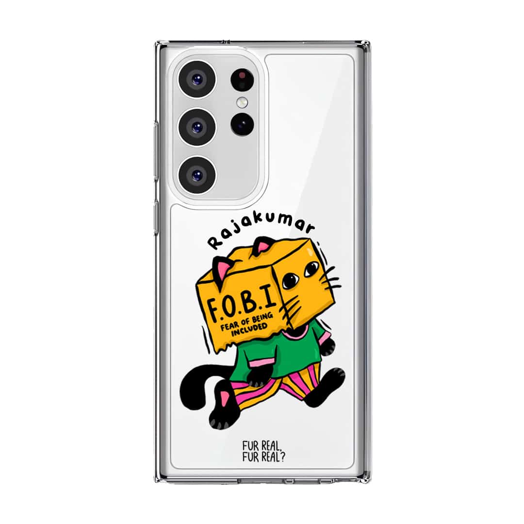 FOBI Cat artist phone case by Fur Real, Fur Real? — GALADO