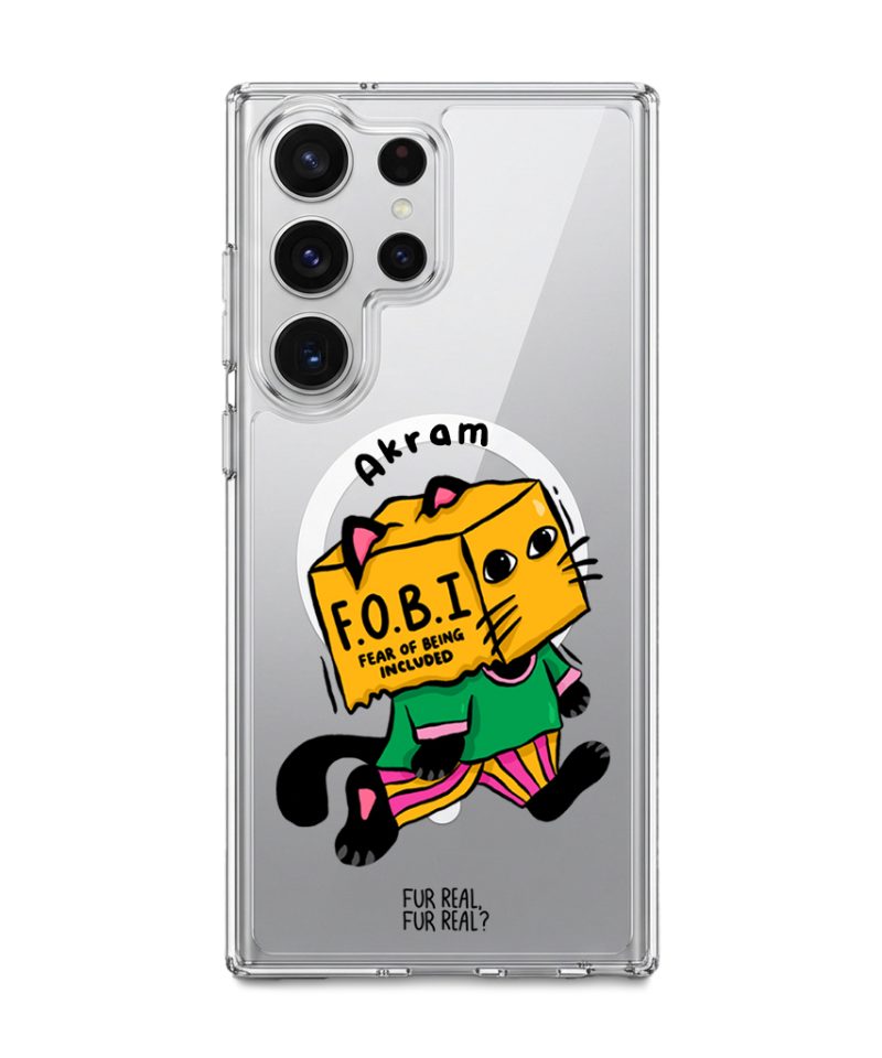 FOBI Cat artist phone case by Fur Real, Fur Real? — GALADO