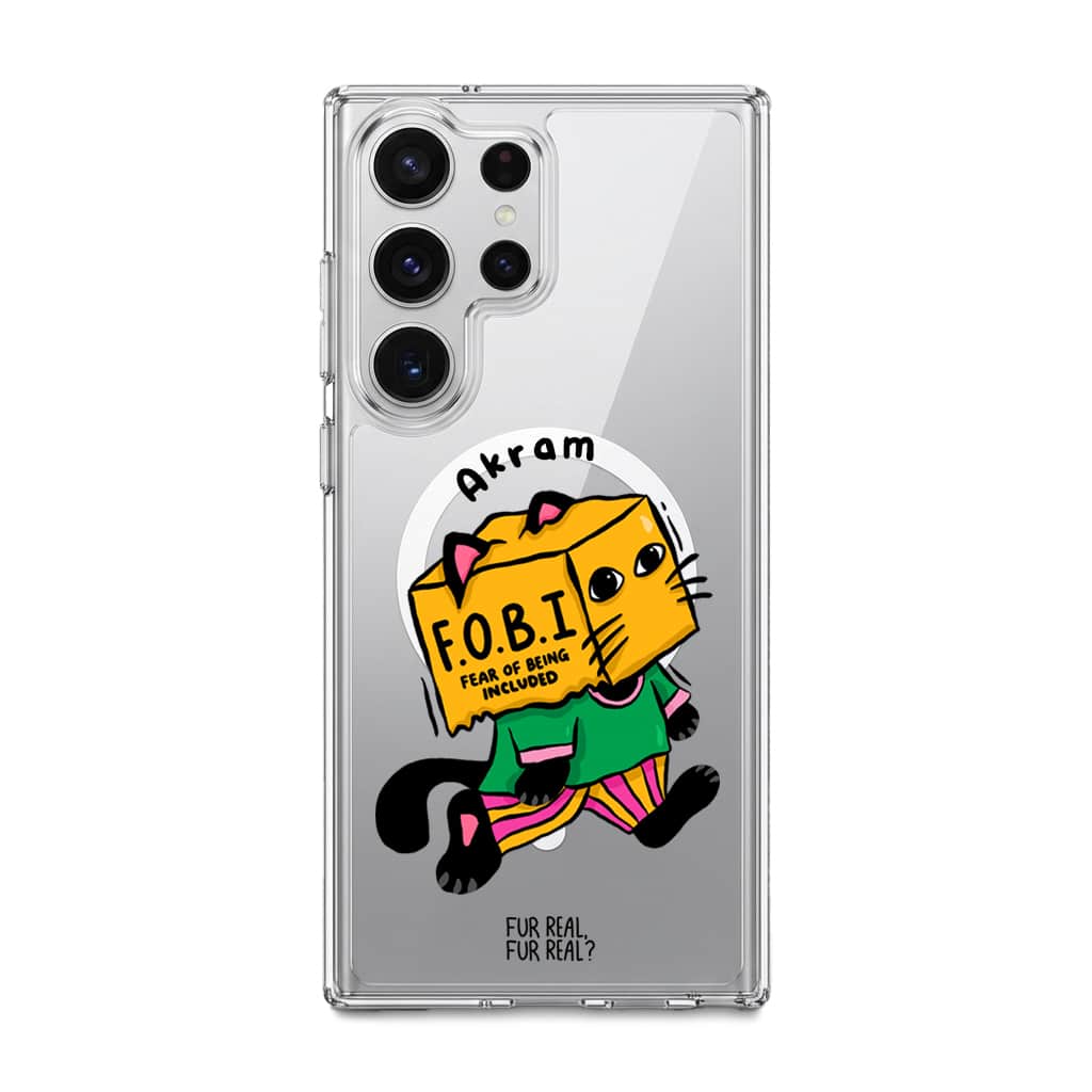 FOBI Cat artist phone case by Fur Real, Fur Real? — GALADO