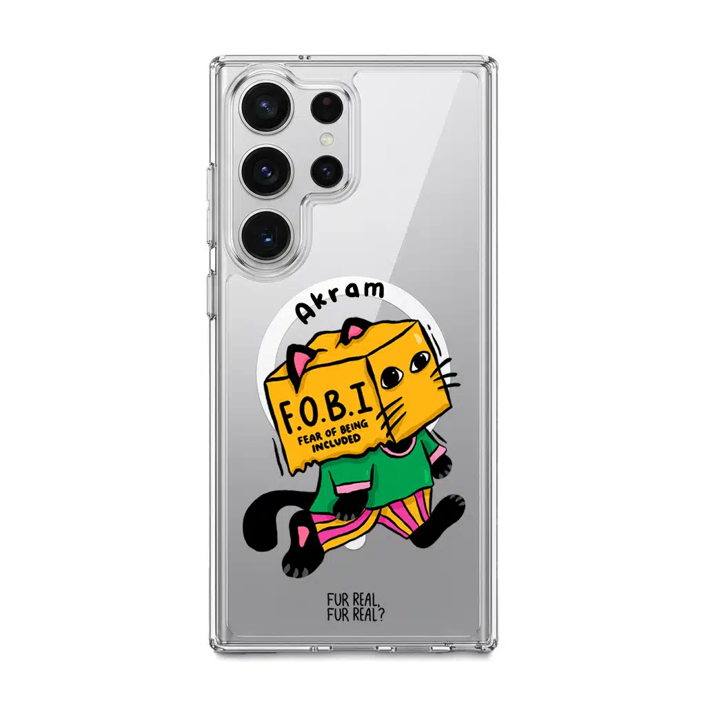 FOBI Cat artist phone case by Fur Real, Fur Real? — GALADO