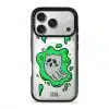 Ghost Cat phone case — Silver iPhone 17 with black GALADO case | Fur Real, Fur Real? collab
