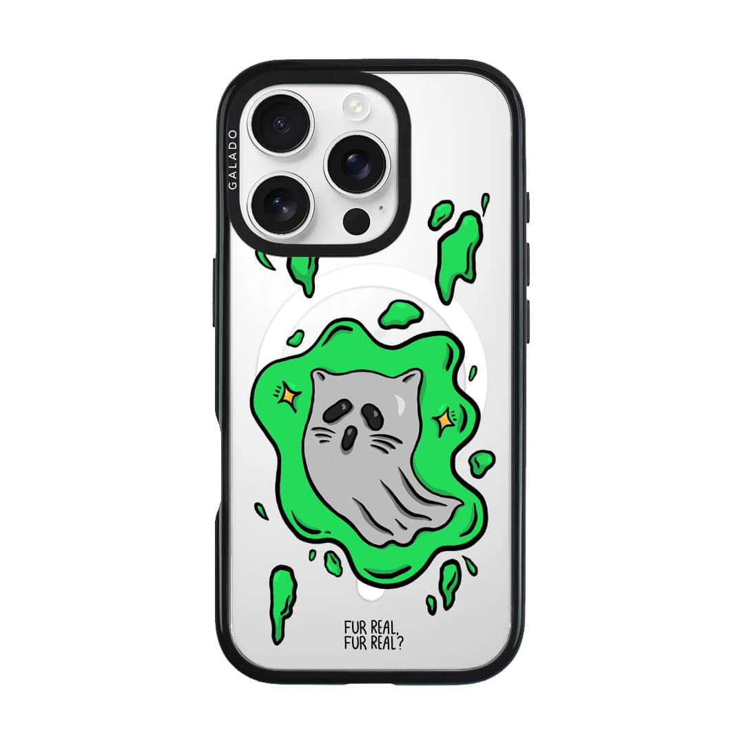 Ghost Cat artist phone case by Fur Real, Fur Real? — GALADO