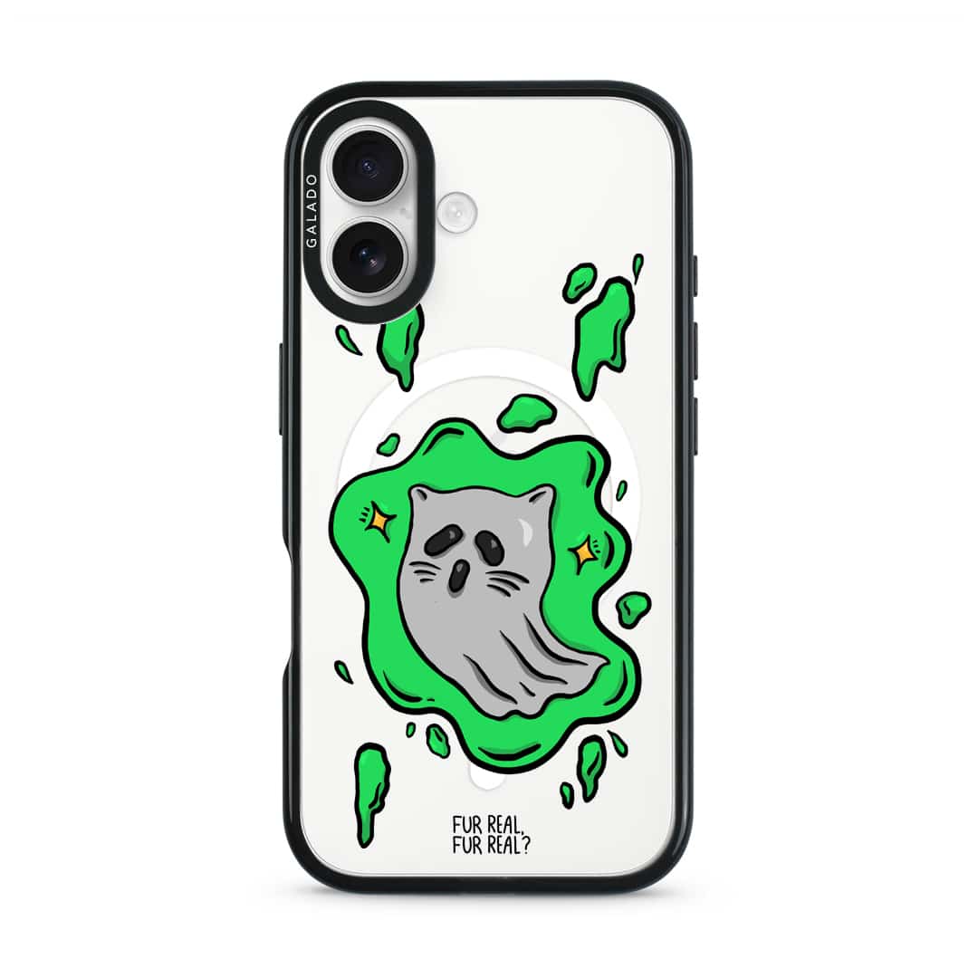 Ghost Cat artist phone case by Fur Real, Fur Real? — GALADO