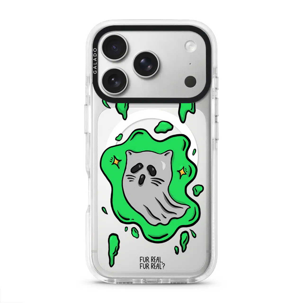 Ghost Cat artist phone case by Fur Real, Fur Real? — GALADO