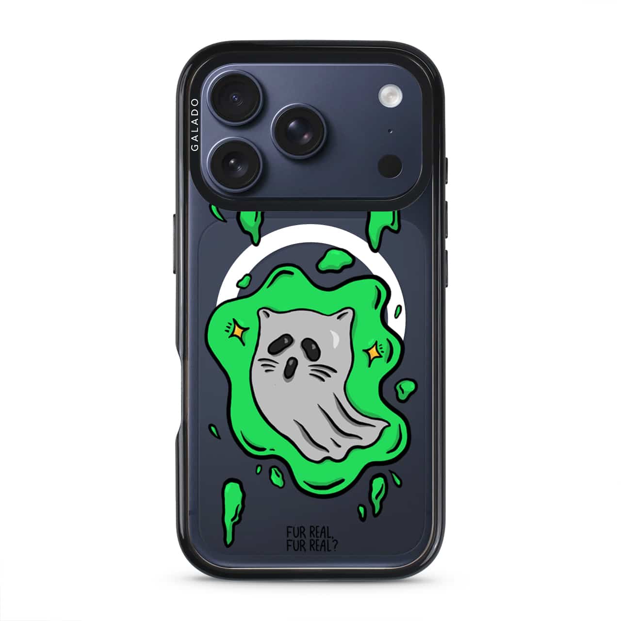 Ghost Cat artist phone case by Fur Real, Fur Real? — GALADO