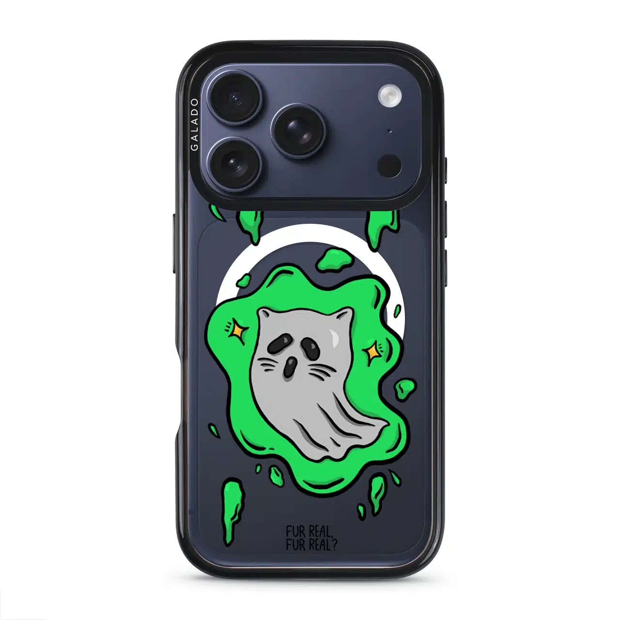 Ghost Cat artist phone case by Fur Real, Fur Real? — GALADO