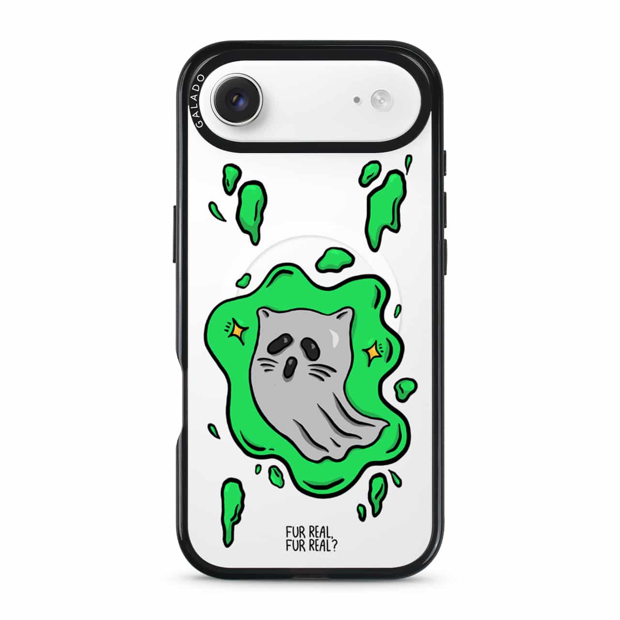 Ghost Cat artist phone case by Fur Real, Fur Real? — GALADO