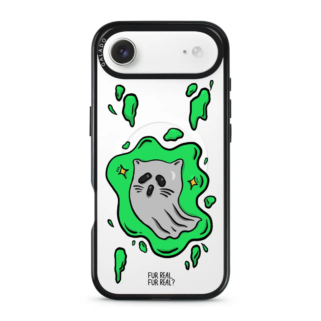 Ghost Cat artist phone case by Fur Real, Fur Real? — GALADO