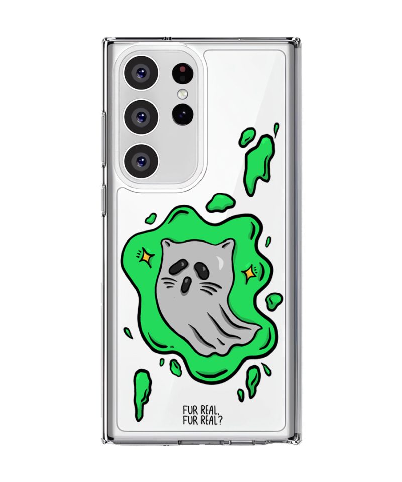 Ghost Cat artist phone case by Fur Real, Fur Real? — GALADO