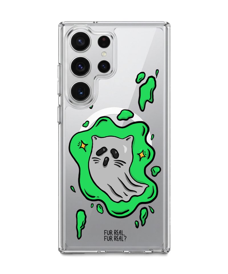 Ghost Cat artist phone case by Fur Real, Fur Real? — GALADO