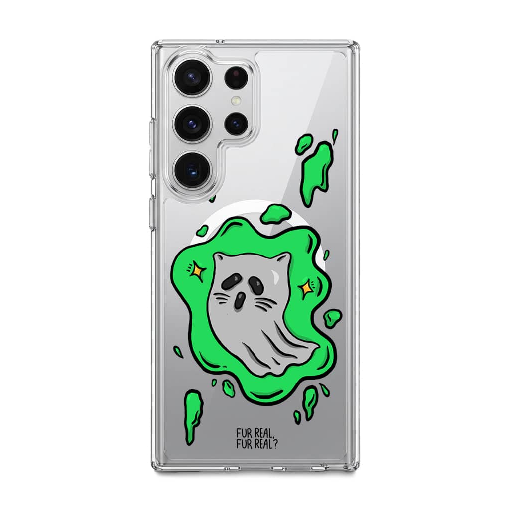 Ghost Cat artist phone case by Fur Real, Fur Real? — GALADO