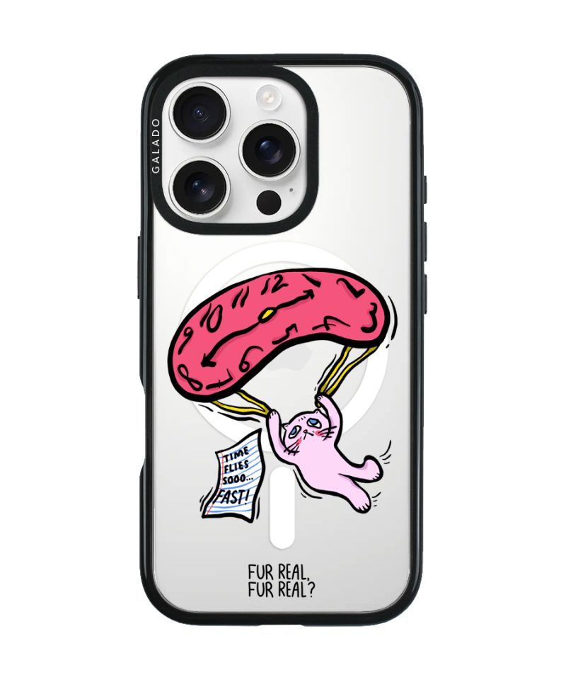 Time Flies artist phone case by Fur Real, Fur Real? — GALADO