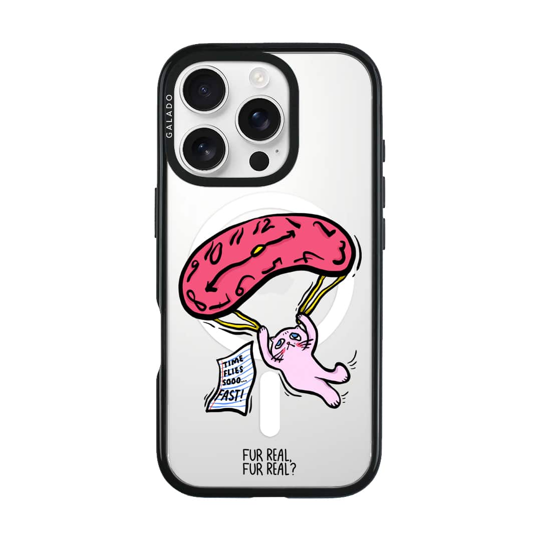 Time Flies artist phone case by Fur Real, Fur Real? — GALADO