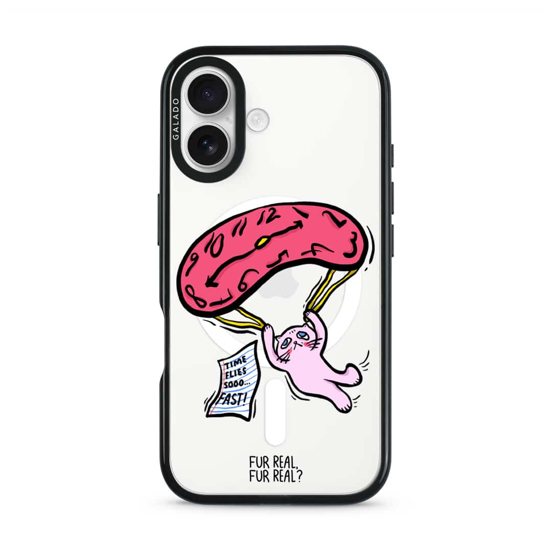 Time Flies artist phone case by Fur Real, Fur Real? — GALADO