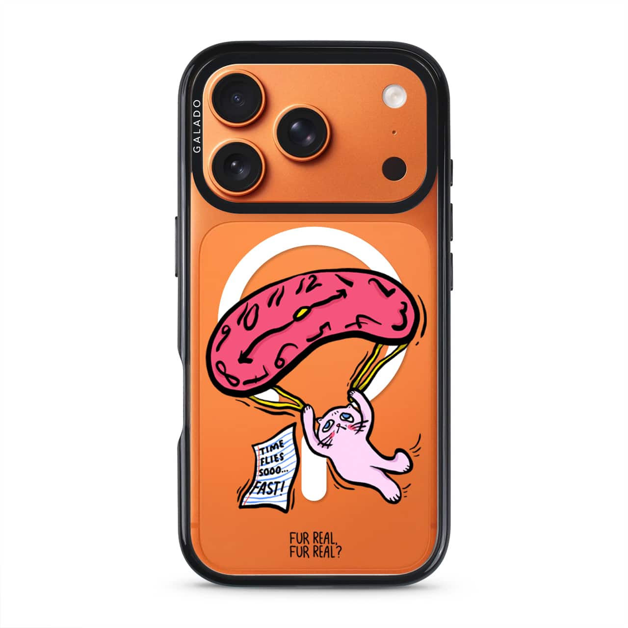 Time Flies artist phone case by Fur Real, Fur Real? — GALADO
