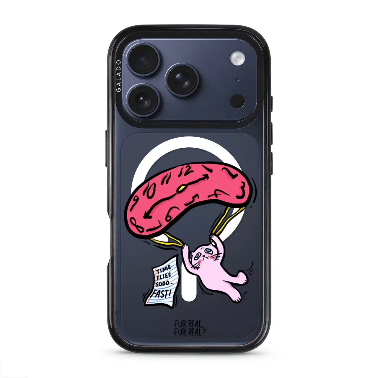 Time Flies artist phone case by Fur Real, Fur Real? — GALADO