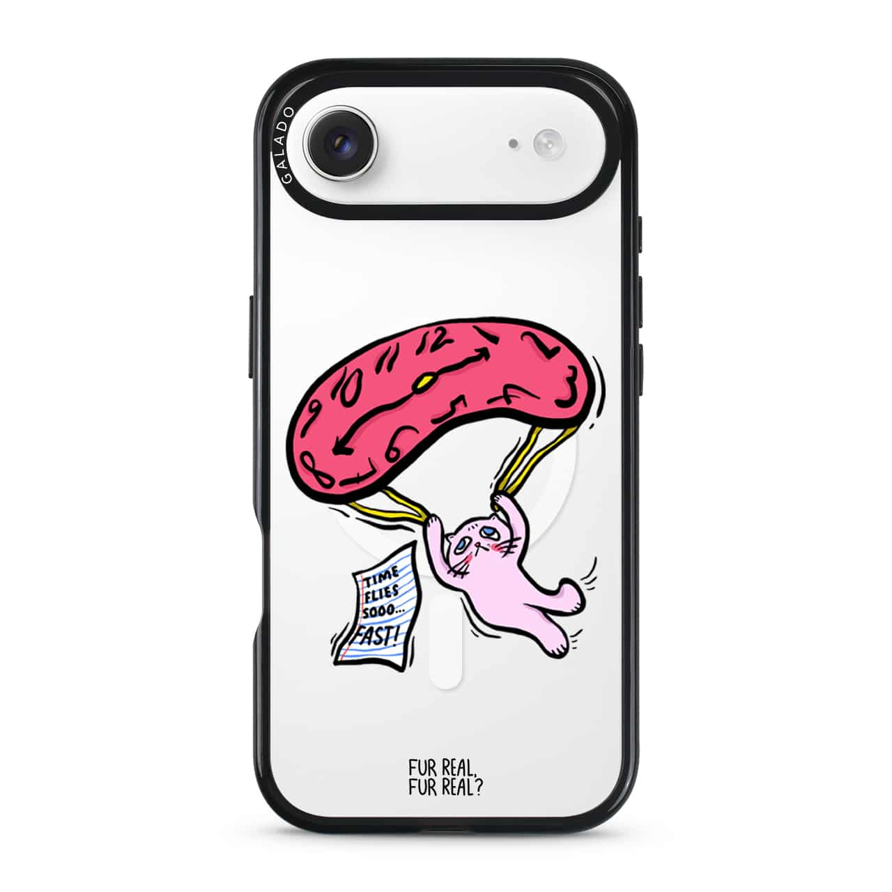 Time Flies artist phone case by Fur Real, Fur Real? — GALADO