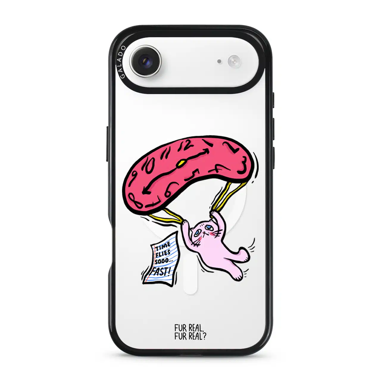 Time Flies artist phone case by Fur Real, Fur Real? — GALADO